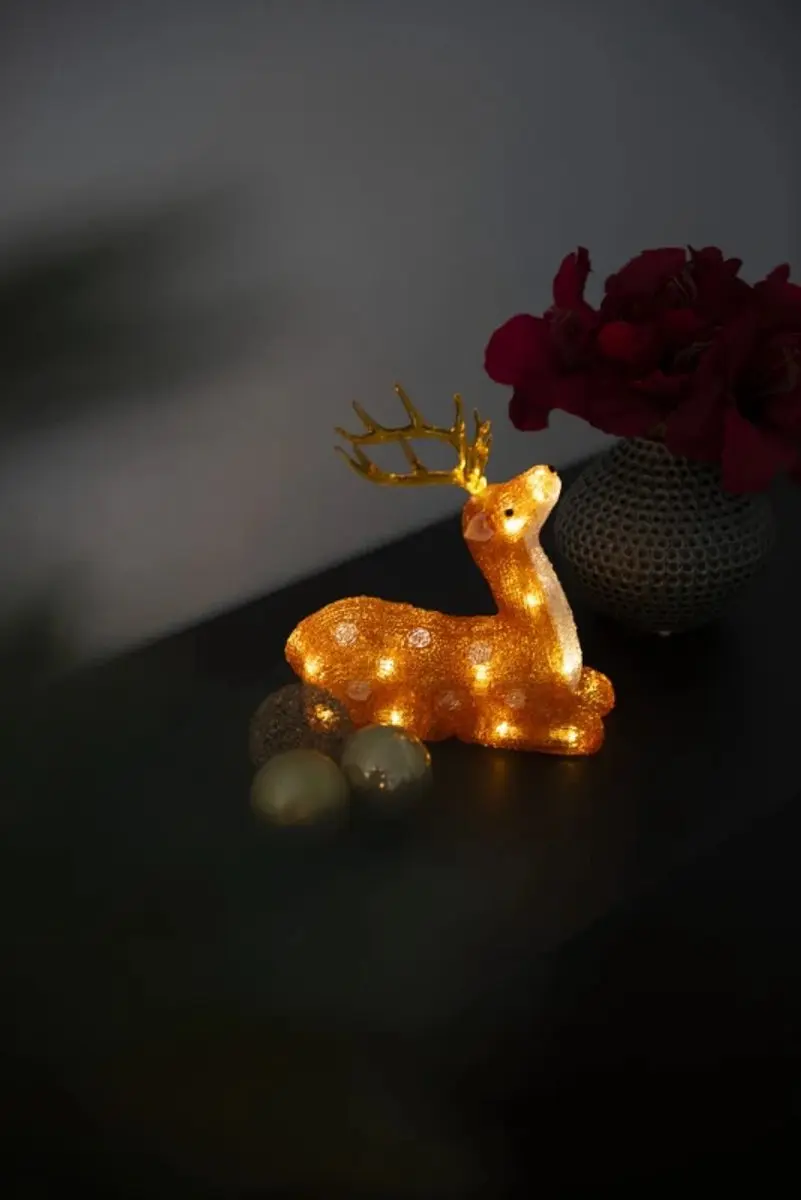 Konstsmide Acrylfiguur Rendier LED 21.5 x 22cm - afbeelding 4 van 6
