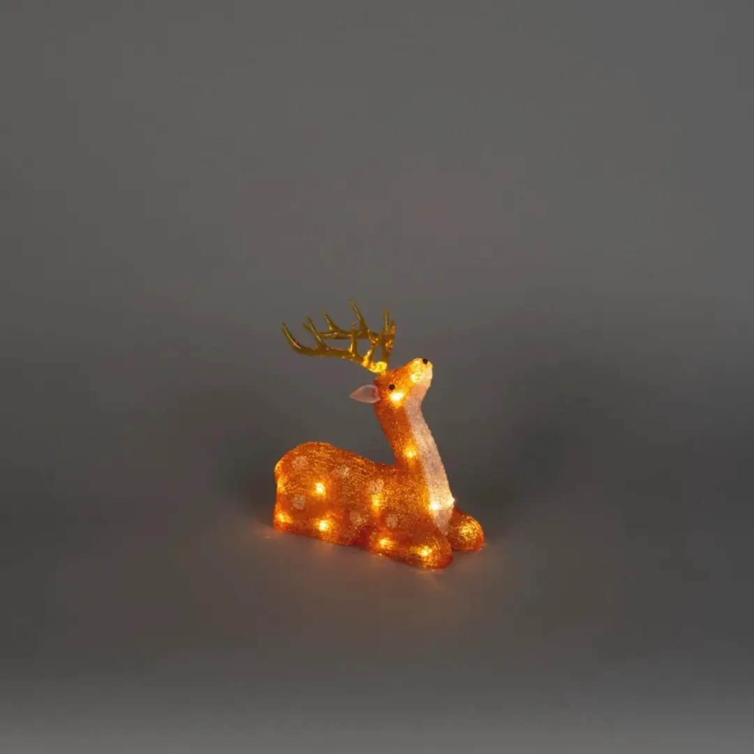 Konstsmide Acrylfiguur Rendier LED 21.5 x 22cm - afbeelding 2 van 6