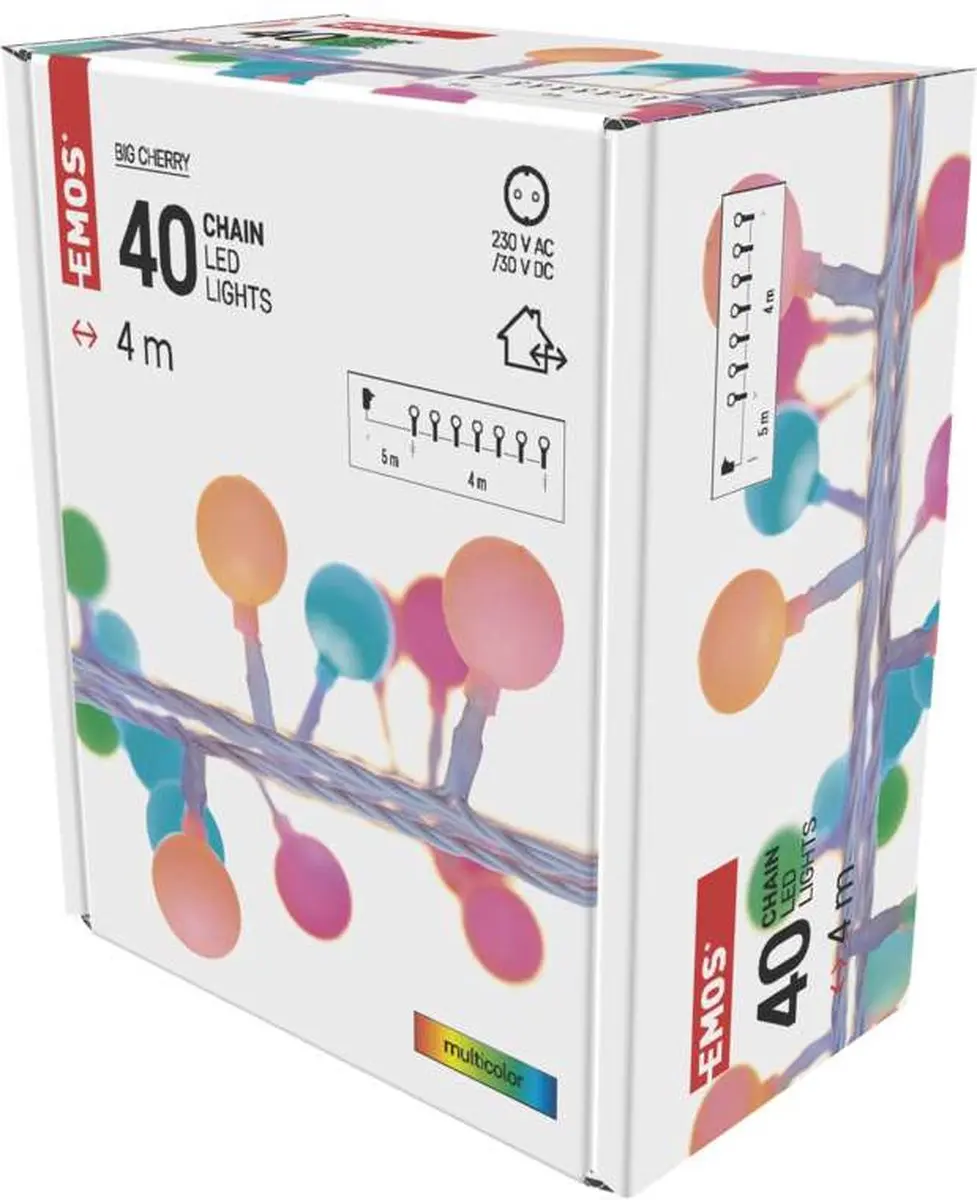 Emos D5AM01 LED-lichtslinger 4 m - Multicolor - afbeelding 3 van 6