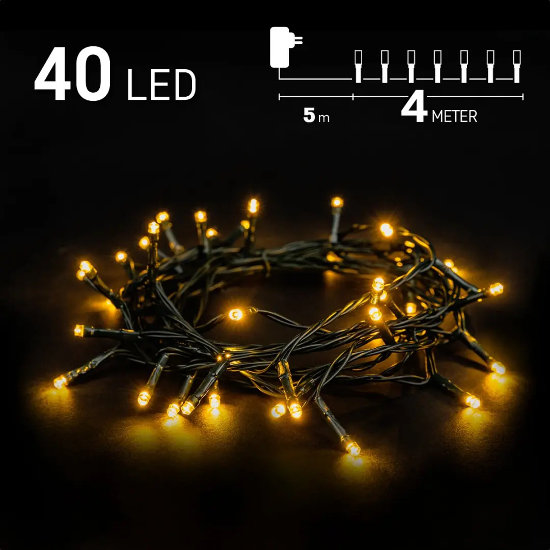 Kerstverlichting buiten