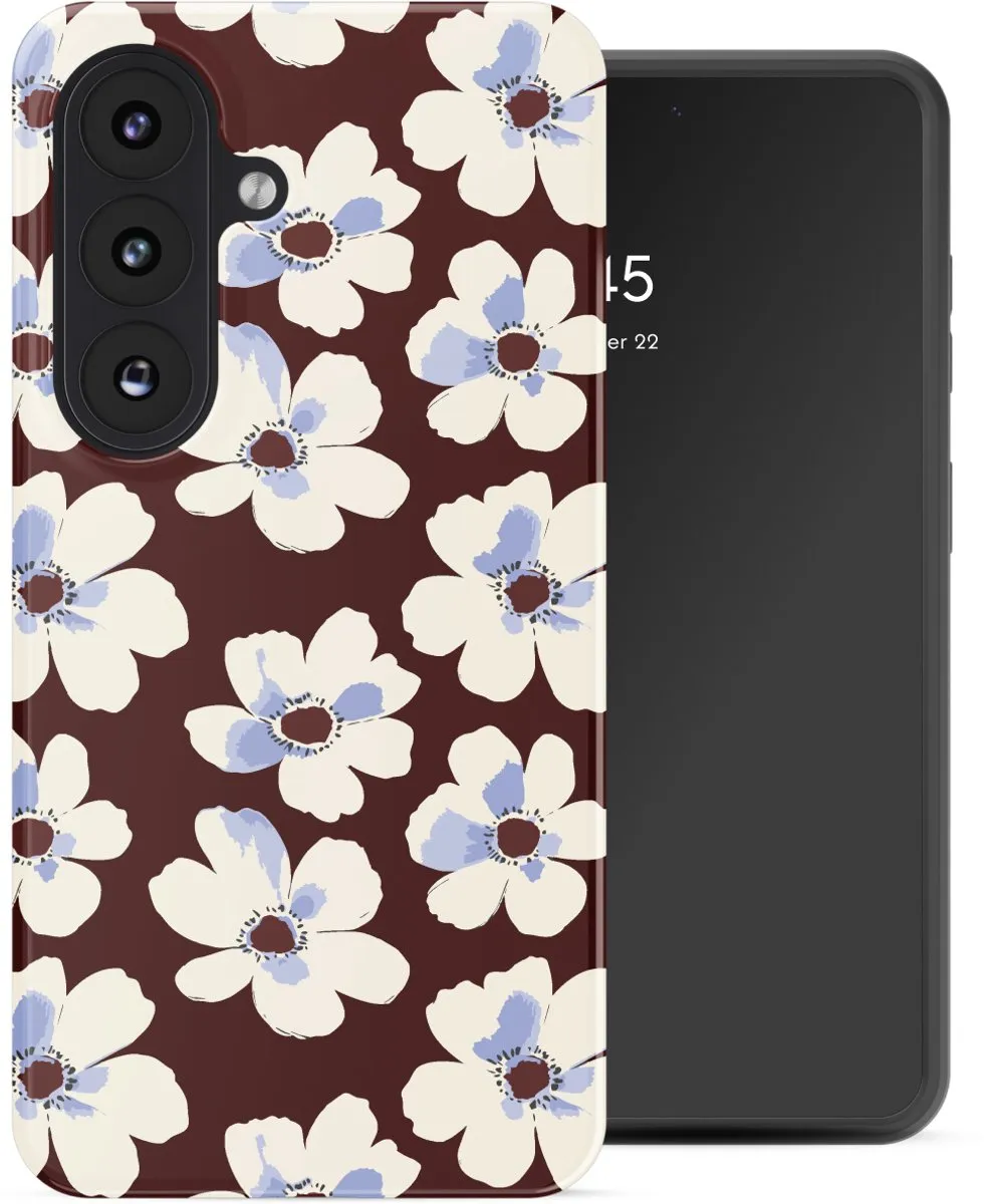 Selencia Hoesje Samsung Galaxy S26 Choco Flower Pop