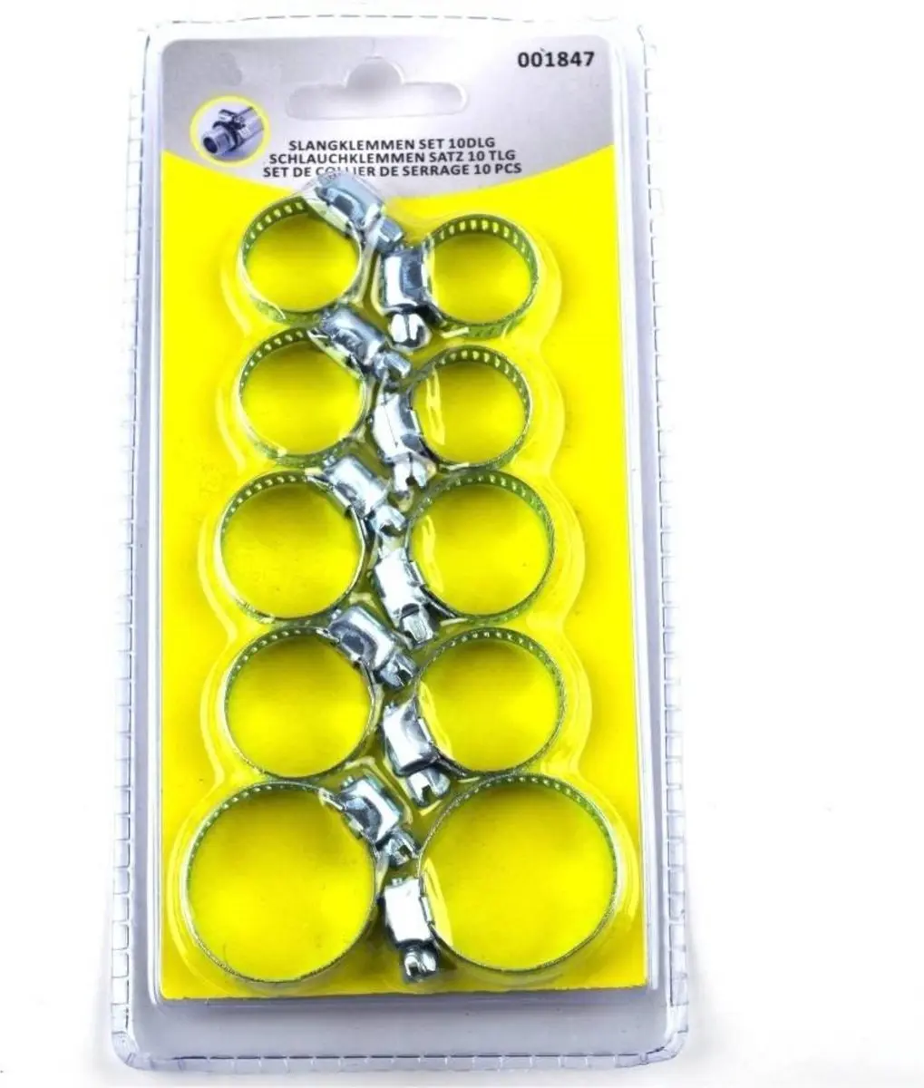 Benson Slangklemset 10-delig - 17-32mm - afbeelding 2 van 3