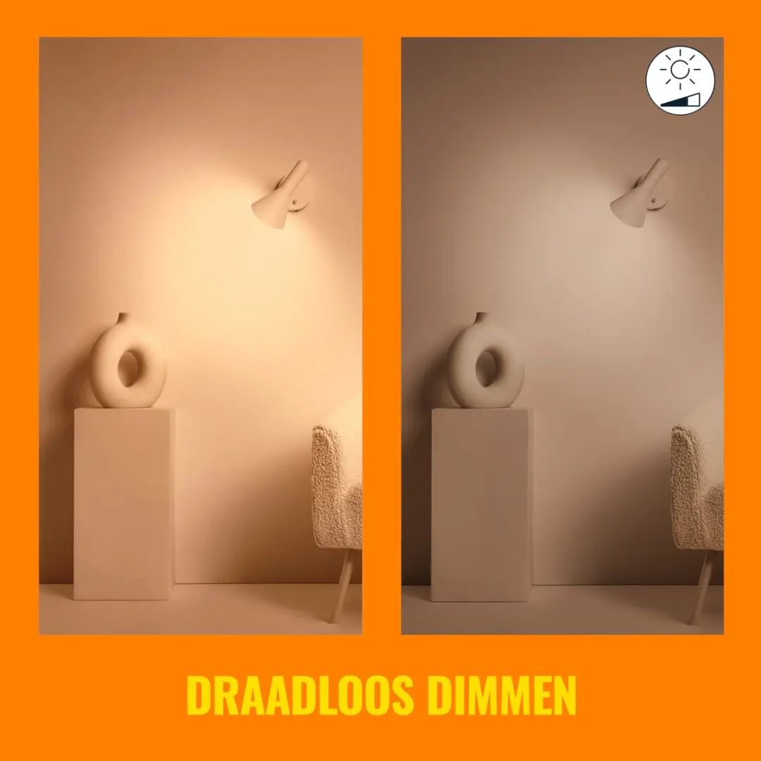 WiZ Imageo 1 Plafondlamp - 5W - RGBW - Wit - afbeelding 6 van 6