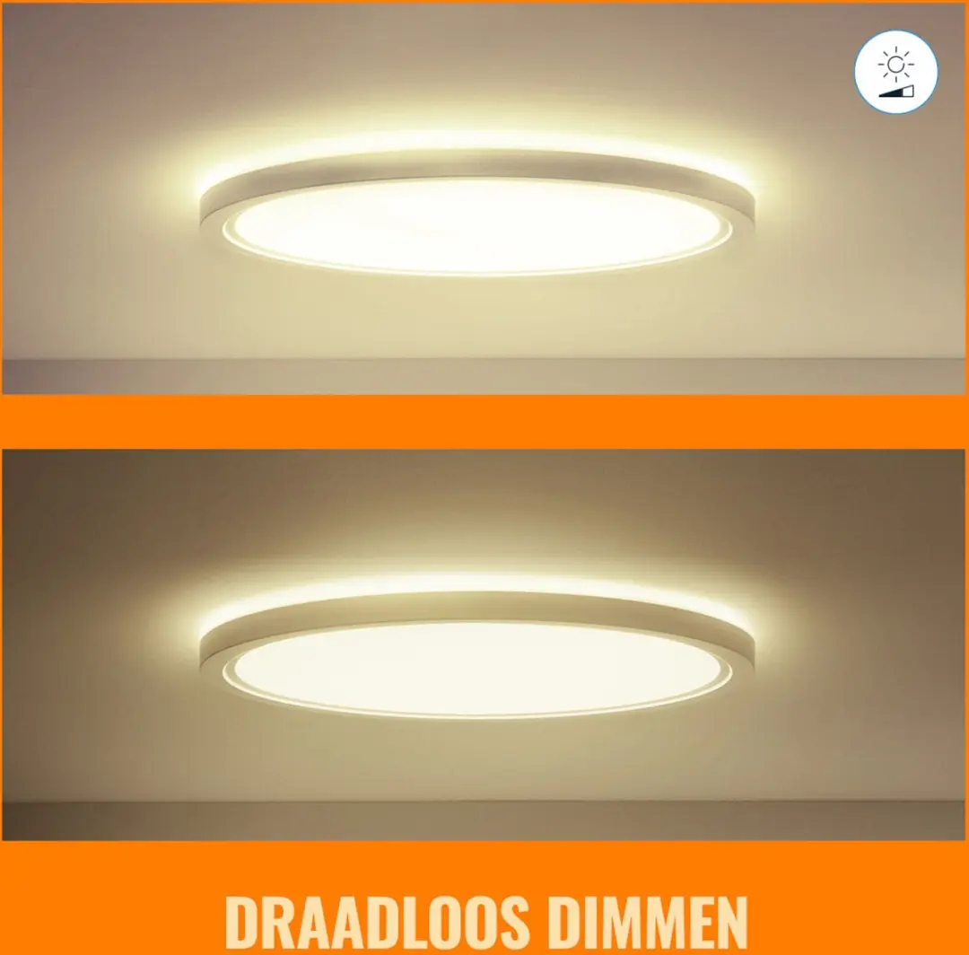 WiZ SuperSlim Plafondlamp 16W - CCT - Ø29cm - afbeelding 6 van 6