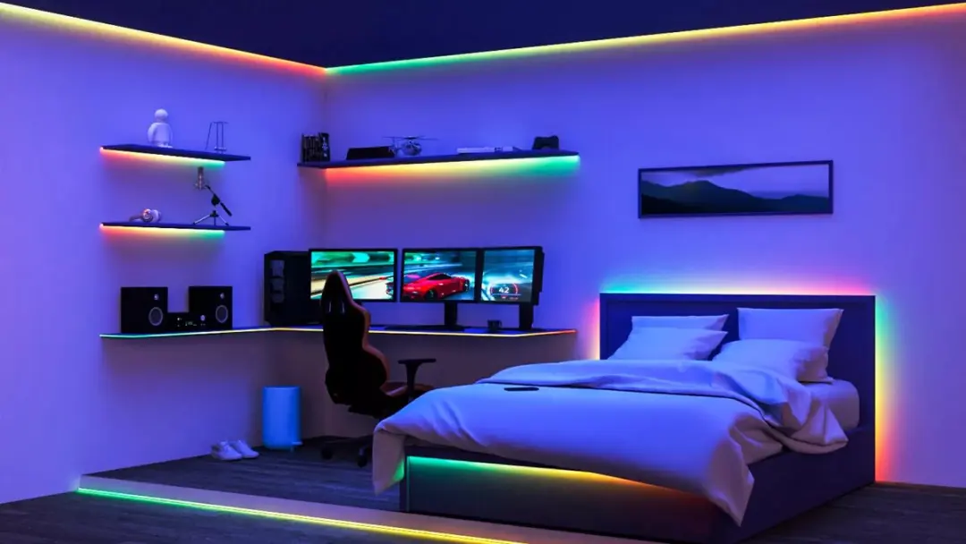 WiZ RGBIC LED Strip 4m - 16 Miljoen Kleuren - afbeelding 6 van 6
