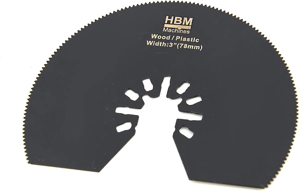 HBM Zaagblad Half Rond 78mm