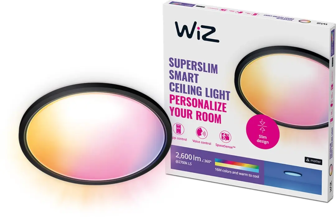WiZ SuperSlim Plafondlamp 22W