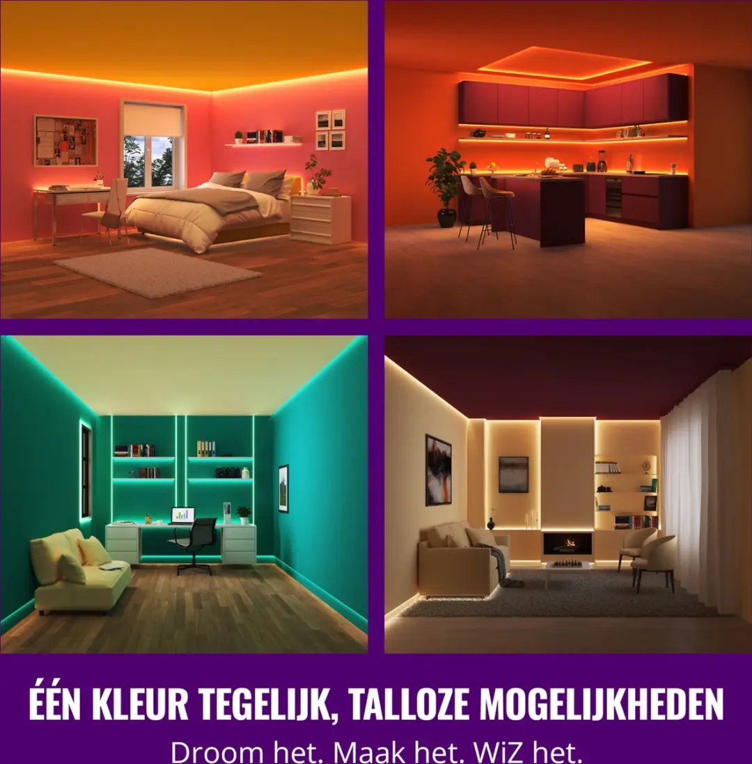 WiZ 929004139901 RGB LED Strip 10m - afbeelding 3 van 6