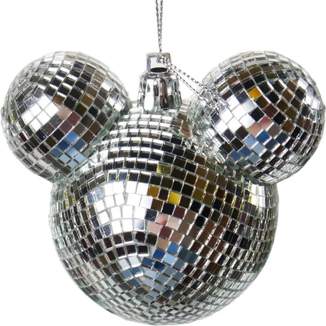 Disney Mickey Mouse Discobal Kerstbal - 8cm - afbeelding 2 van 2