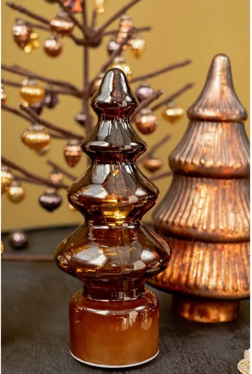 Home Society Boom Carols Muziekdoos LED H29 Bruin - afbeelding 2 van 2