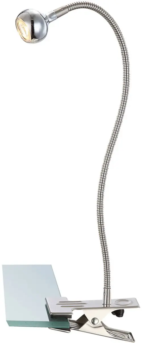 Globo Serpent Klemlamp 24109K - Nikkel - afbeelding 2 van 6