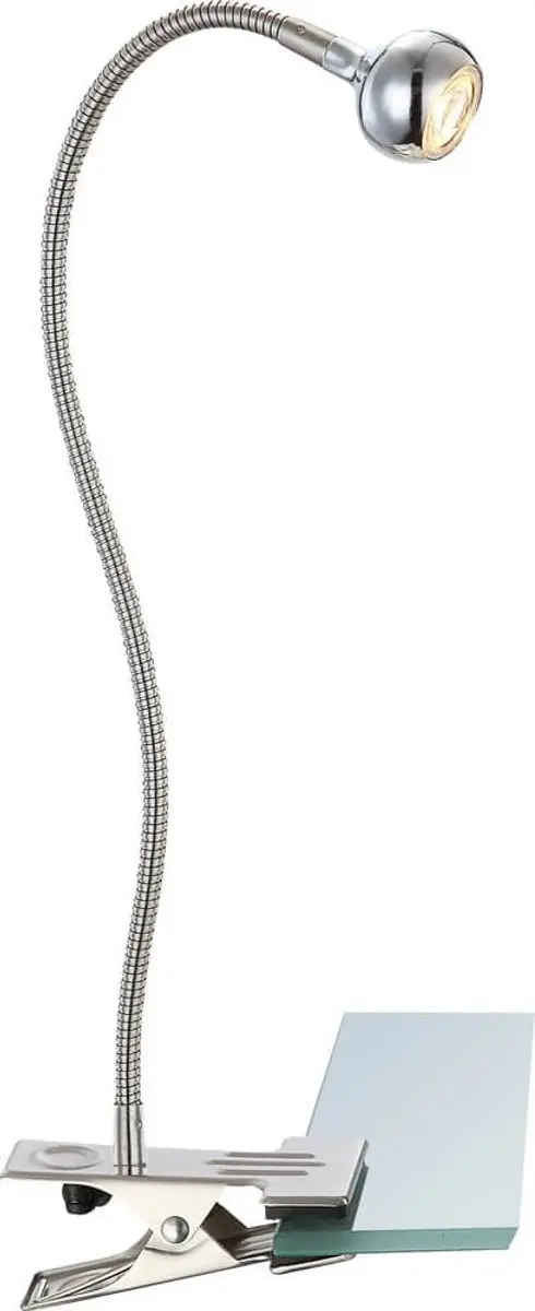Globo Serpent Klemlamp 24109K - Nikkel - afbeelding 5 van 6