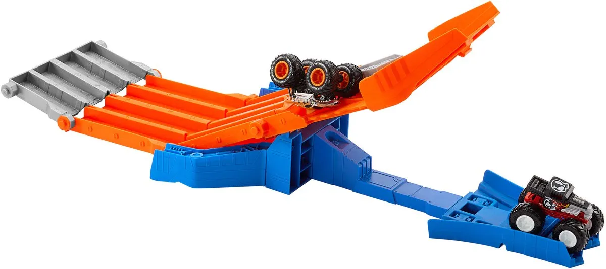 Hot Wheels Monstertrucks Racen en Slopen JFR07 - Meerkleurig