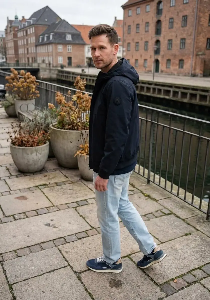 Hoff City Sneakers Heren - Blauw - Maat 46 - afbeelding 5 van 6