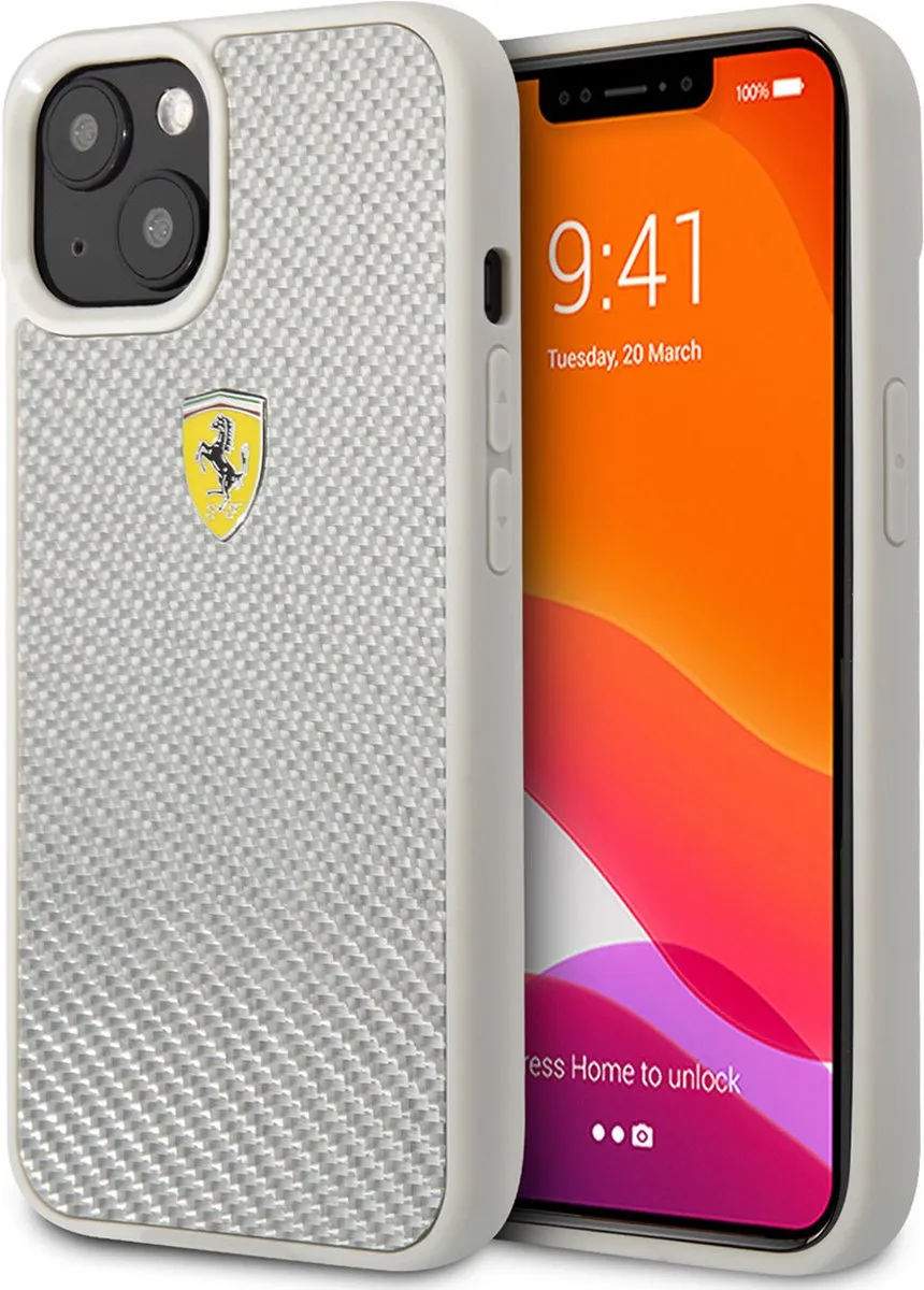 Ferrari Carbon iPhone 13 Hoesje