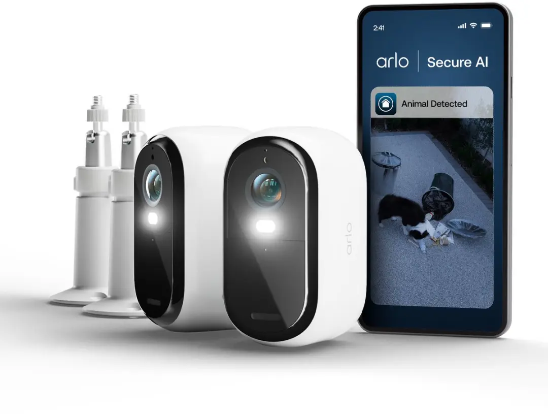 Arlo Essential3 HD beveiligingscamera 2-pack - VMC2280-111EUS - afbeelding 2 van 6