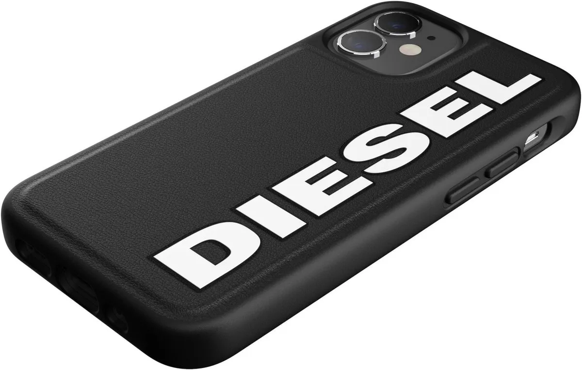 Diesel Moulded Case kunststof hoesje voor iPhone 12 mini - zwart