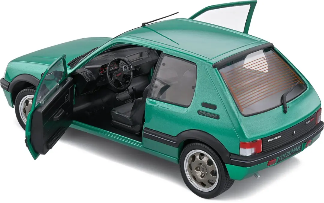 Peugeot 205 1.9 GTi 1990 Groen Metallic - afbeelding 4 van 6