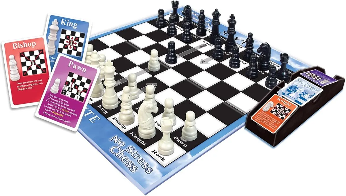 Winning Moves No Stress Schaakspel 2 Spelers - Hout