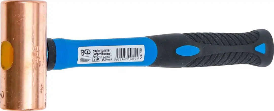 BGS Koperen hamer 907g (2 lb) - Glasvezel handvat - afbeelding 5 van 6