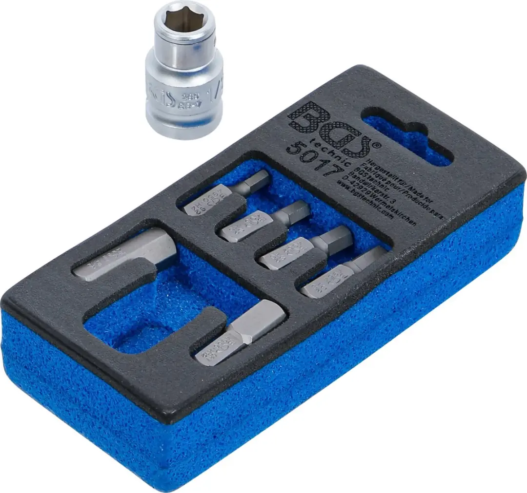 BGS technic 5017 Bitset 3/8 Zeskant 7-delig - afbeelding 3 van 5