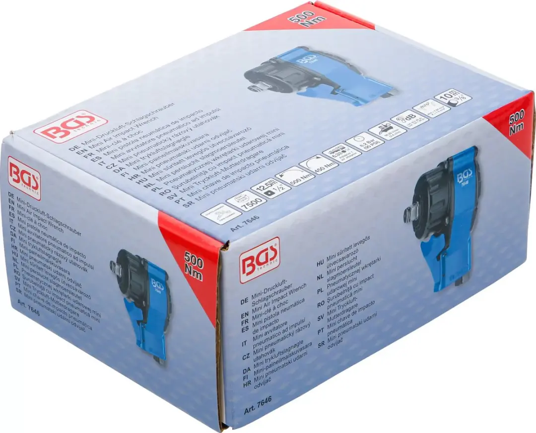 BGS technic 7646 Mini Perslucht Slagmoersleutel 1/2