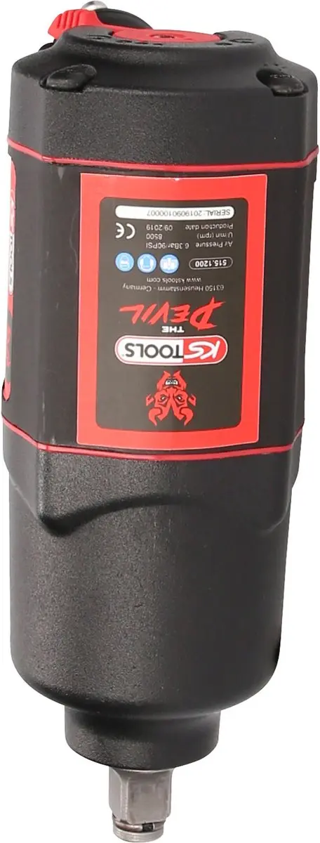 KS Tools THE DEVIL 515.1200 Slagmoersleutel - 1/2 inch - 1600 Nm - afbeelding 3 van 6