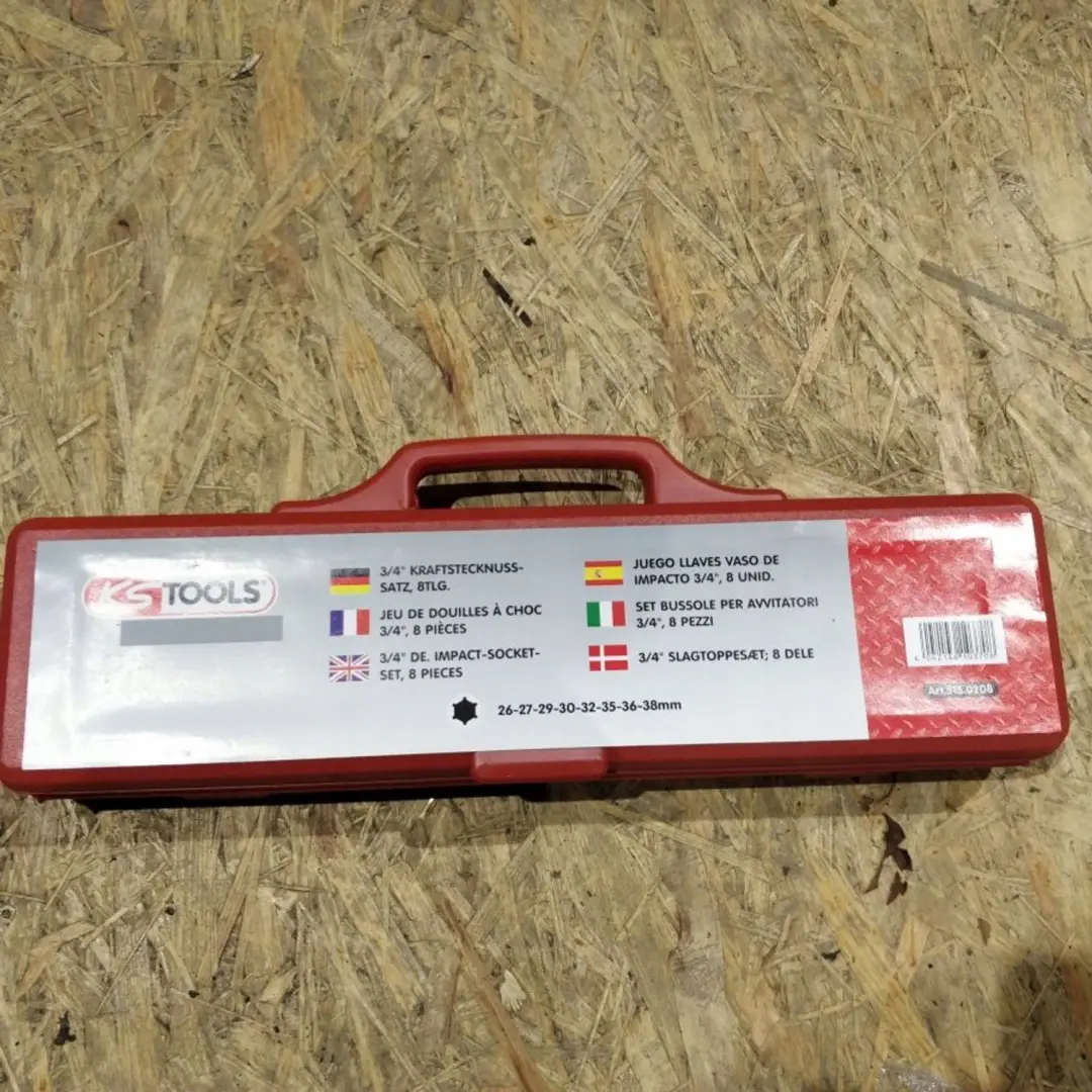 KS Tools Slagdoppen Set 3/4" 26-38mm (8-delig)