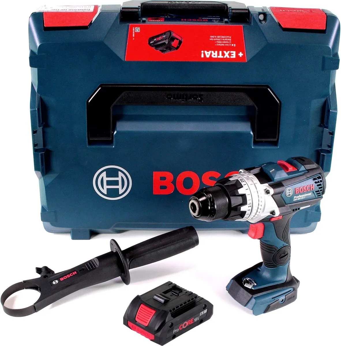 Bosch Professional GSR 18V-110 C Accuboormachine - 110Nm Borstelloos - 1x ProCore 4.0Ah