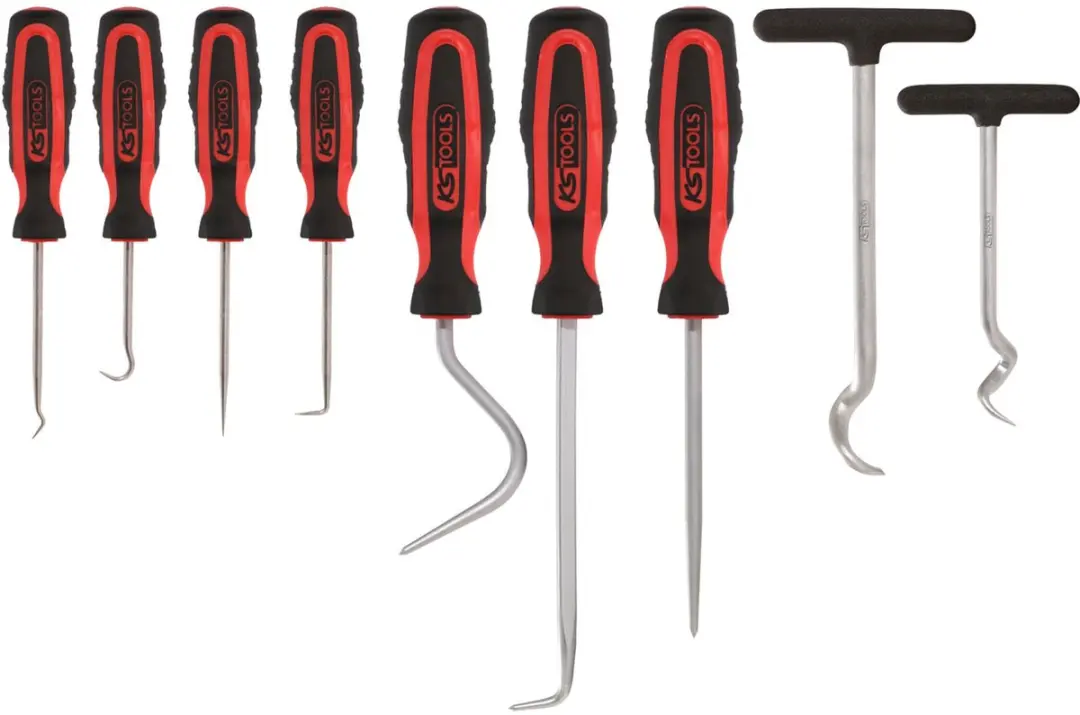KS Tools Master Haakset 550.1070 - 9-delig - Zilver/Zwart - afbeelding 6 van 6