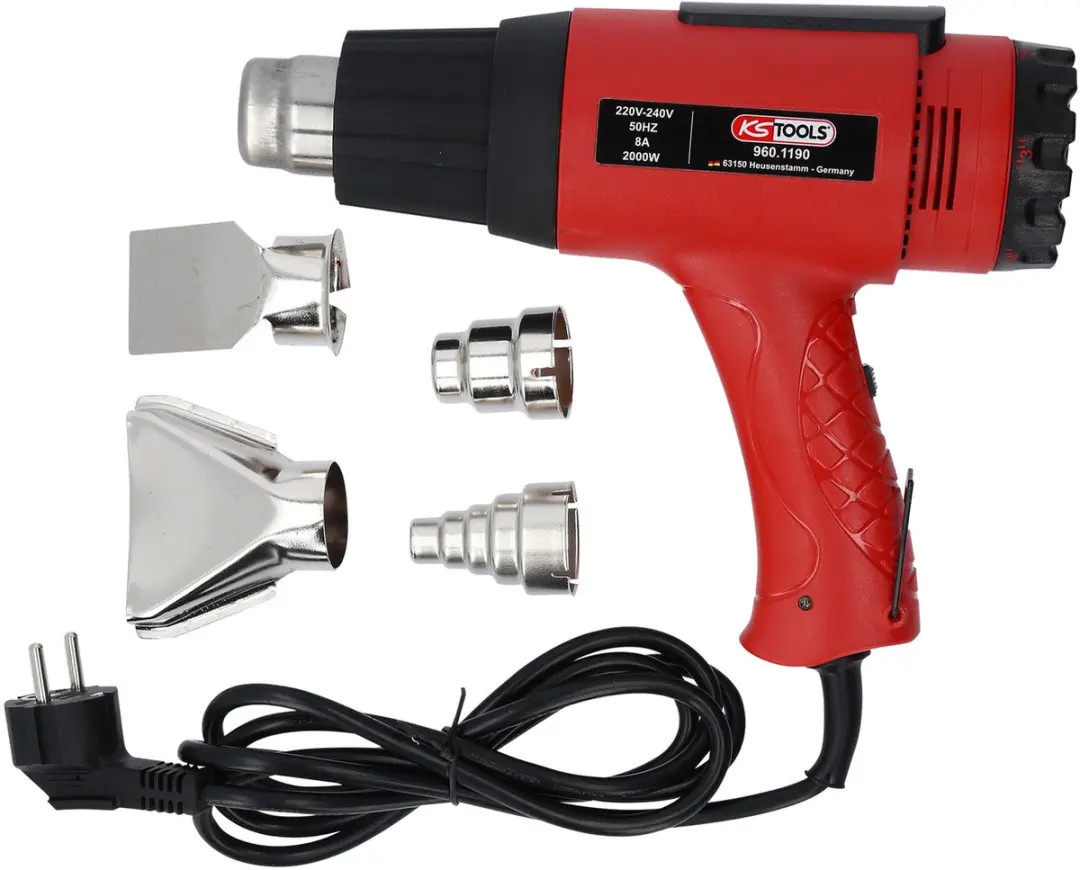 KS Tools 960.1190 Heteluchtpistool - 2000W - afbeelding 2 van 6
