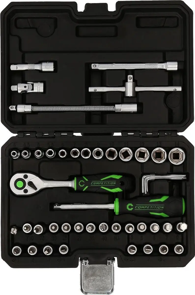 KS Tools COMPETITION 1/4" Dopsleutelset - 48-delig - afbeelding 4 van 6