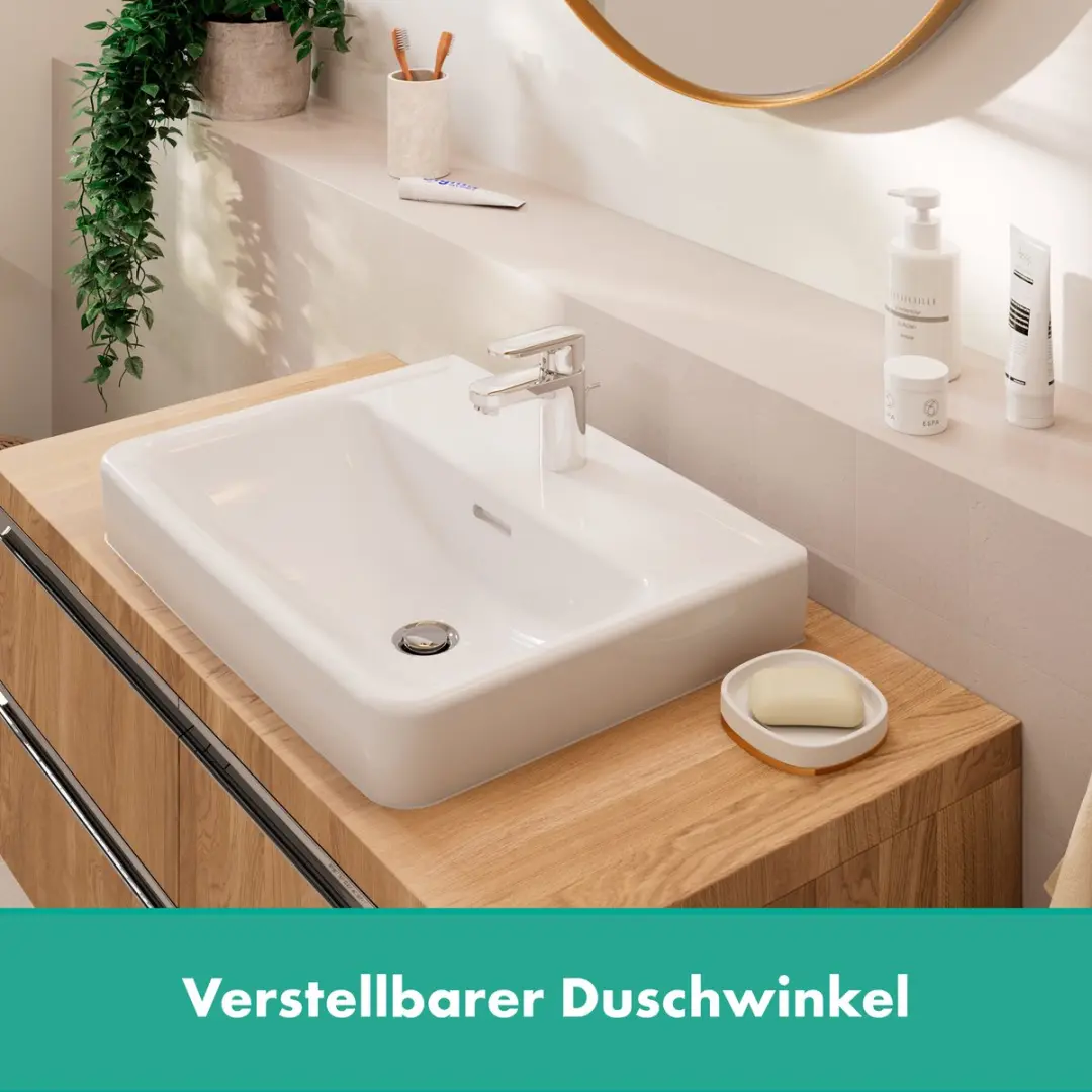 Hansgrohe Vernis Blend 70 Wastafelmengkraan 71550000 - Chroom - afbeelding 5 van 6