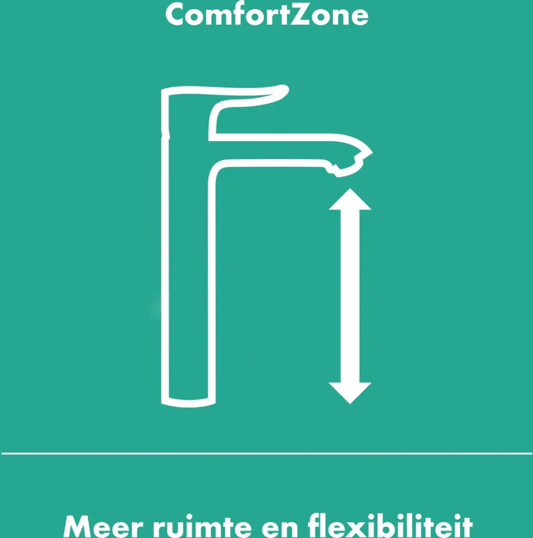 Hansgrohe Vivenis 75032700 Wastafelmengkraan - Mat Wit - afbeelding 4 van 6