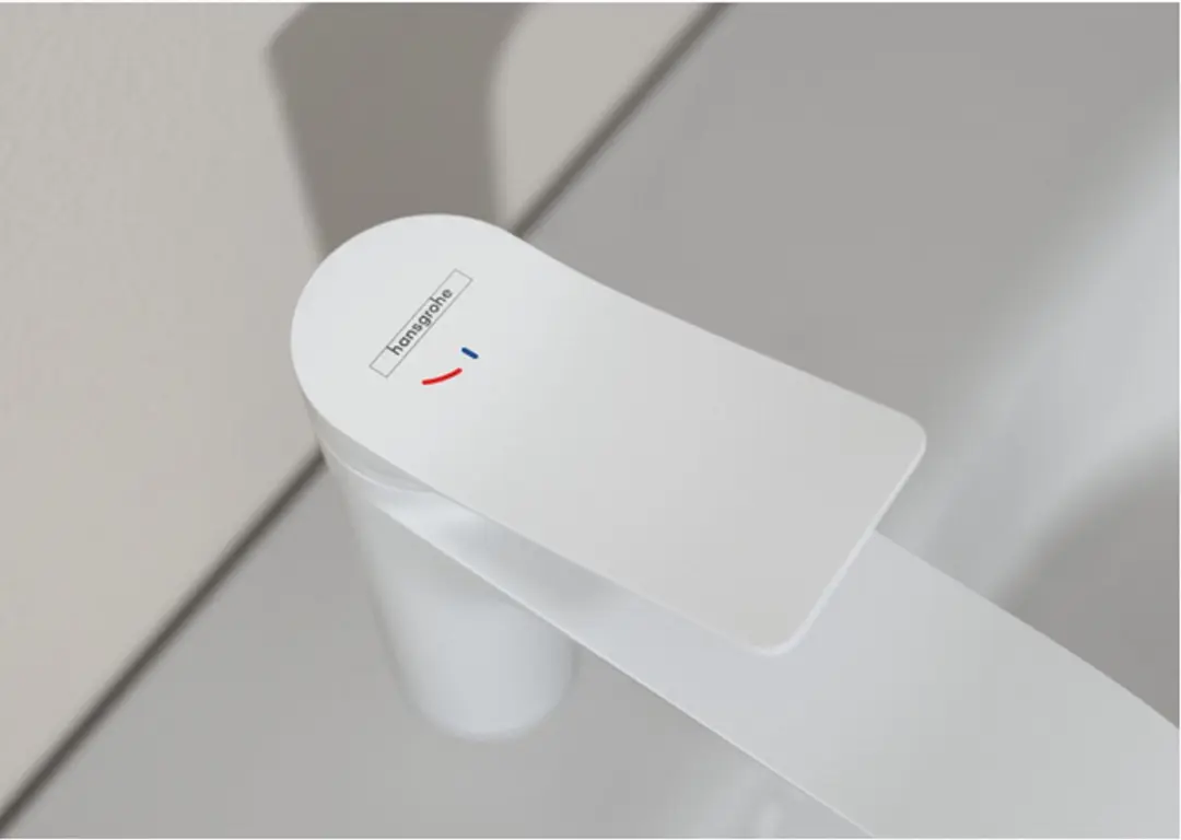 Hansgrohe VIVENIS 110 Wastafelkraan - Opbouw - Mat Wit - afbeelding 3 van 3
