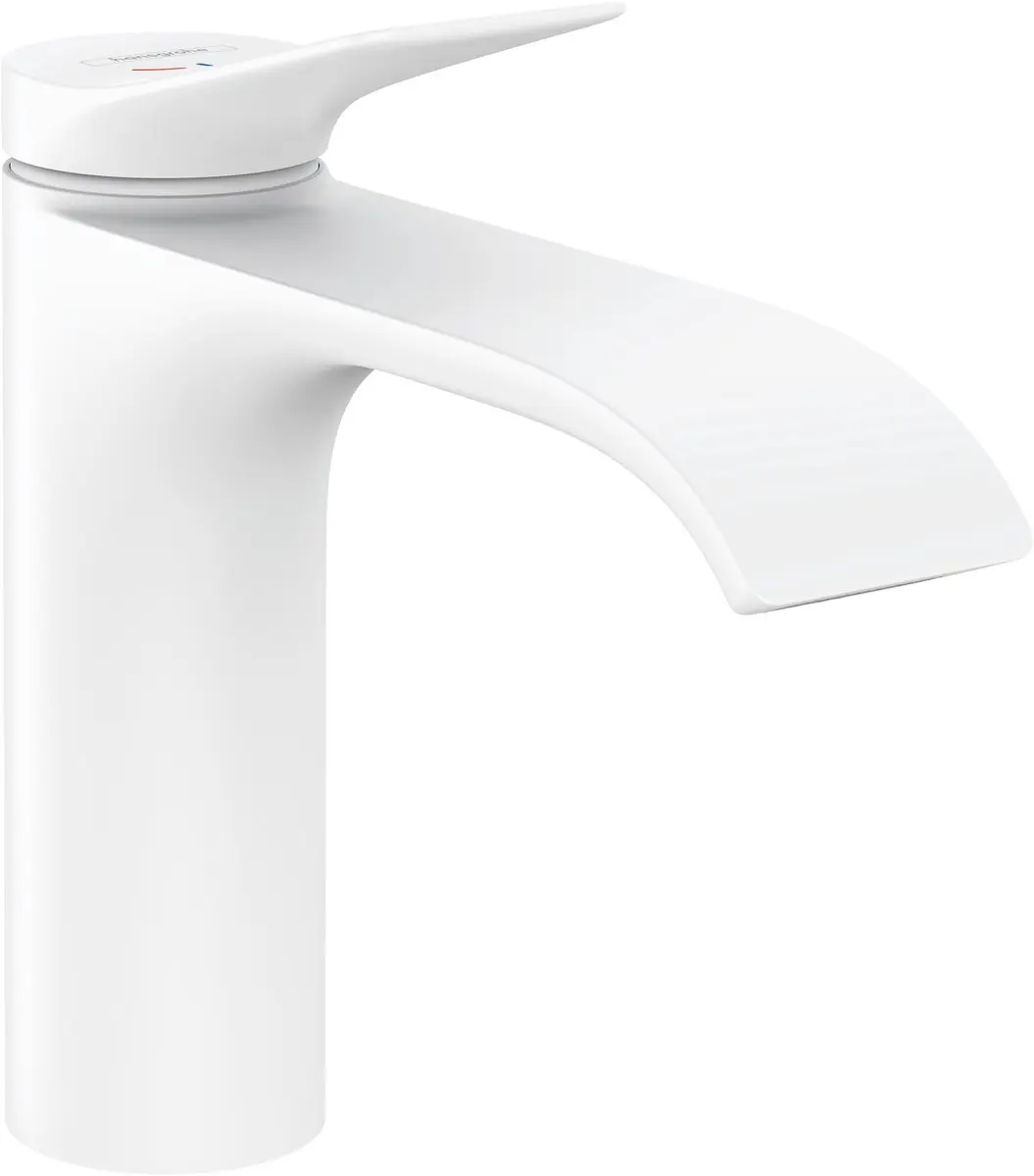 Hansgrohe VIVENIS 110 Wastafelkraan - Opbouw - Mat Wit - afbeelding 2 van 3