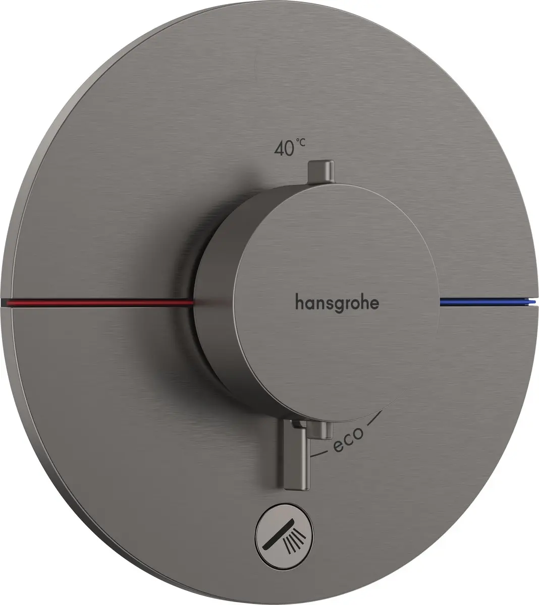 Hansgrohe ShowerSelect Comfort S Afbouwdeel Inbouwthermostaat Brushed Black Chro