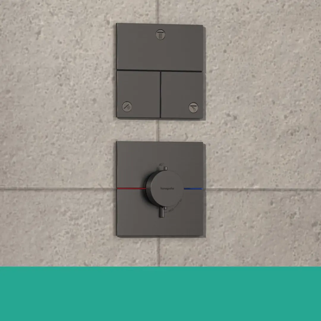 Hansgrohe ShowerSelect Comfort E Thermostaat - Zwart Chroom - afbeelding 4 van 6