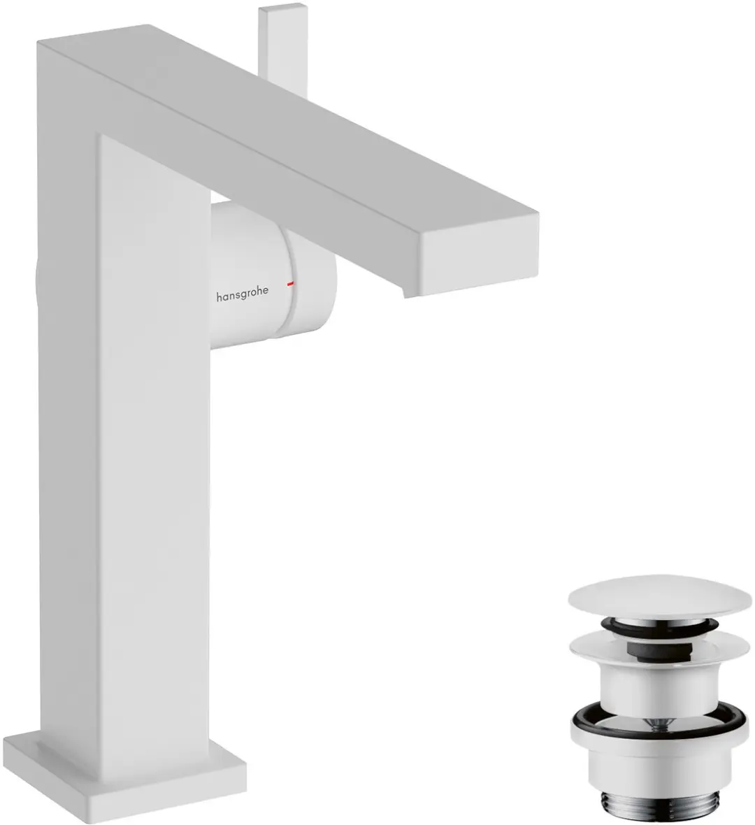 hansgrohe Tecturis E ééngreeps wastafelkraan 150 Fine CoolStart met afvoerplug