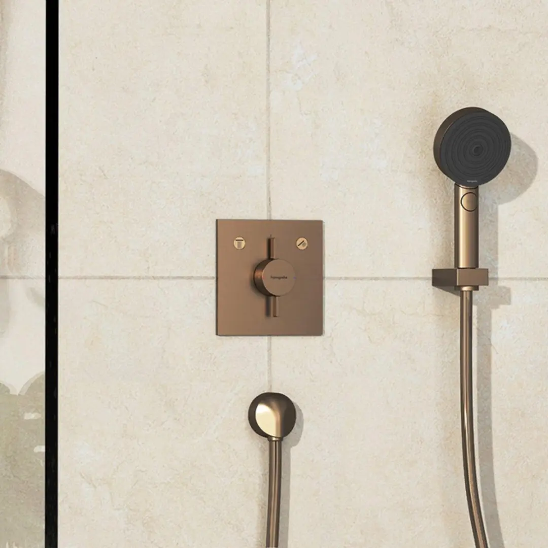 Hansgrohe DuoTurn E Inbouw mengkraan - voor 2 functies - geborsteld brons - afbeelding 6 van 6