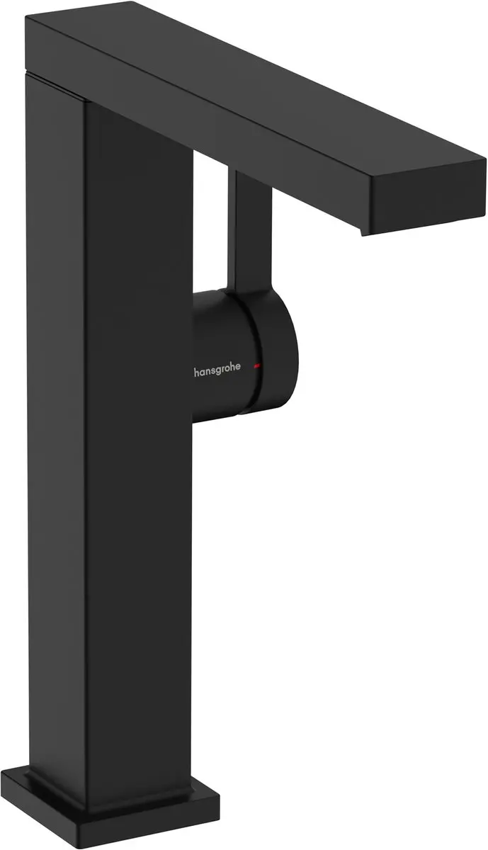 Hansgrohe Tecturis E - Wastafelkraan met afvoerplug Push-Open, CoolStart, EcoSmart, mat zwart 73063670