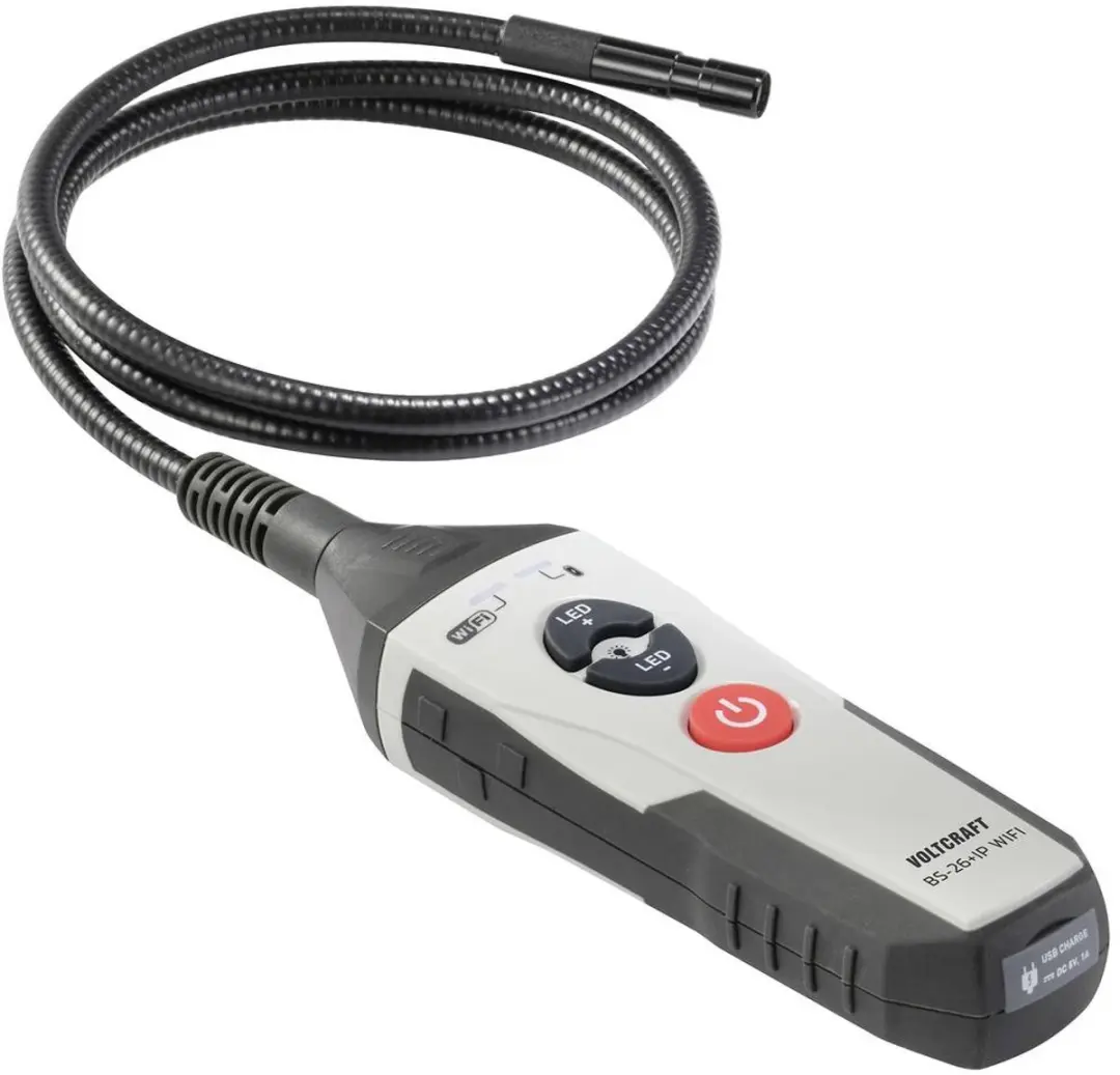 Voltcraft BS-26+IP WiFi Endoscoop - Ø9mm - 1m - afbeelding 2 van 4