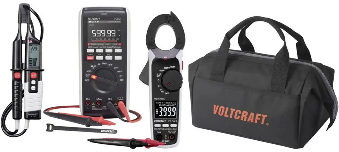 Voltcraft Meetapparatuurset VC-12884330+VC-8466760-Set