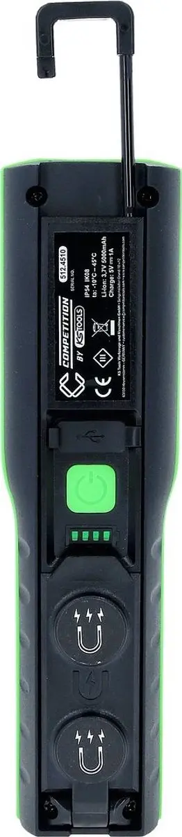 KS Tools COMPETITION 512.4510 LED Werklicht - 1200 Lumen - afbeelding 5 van 6