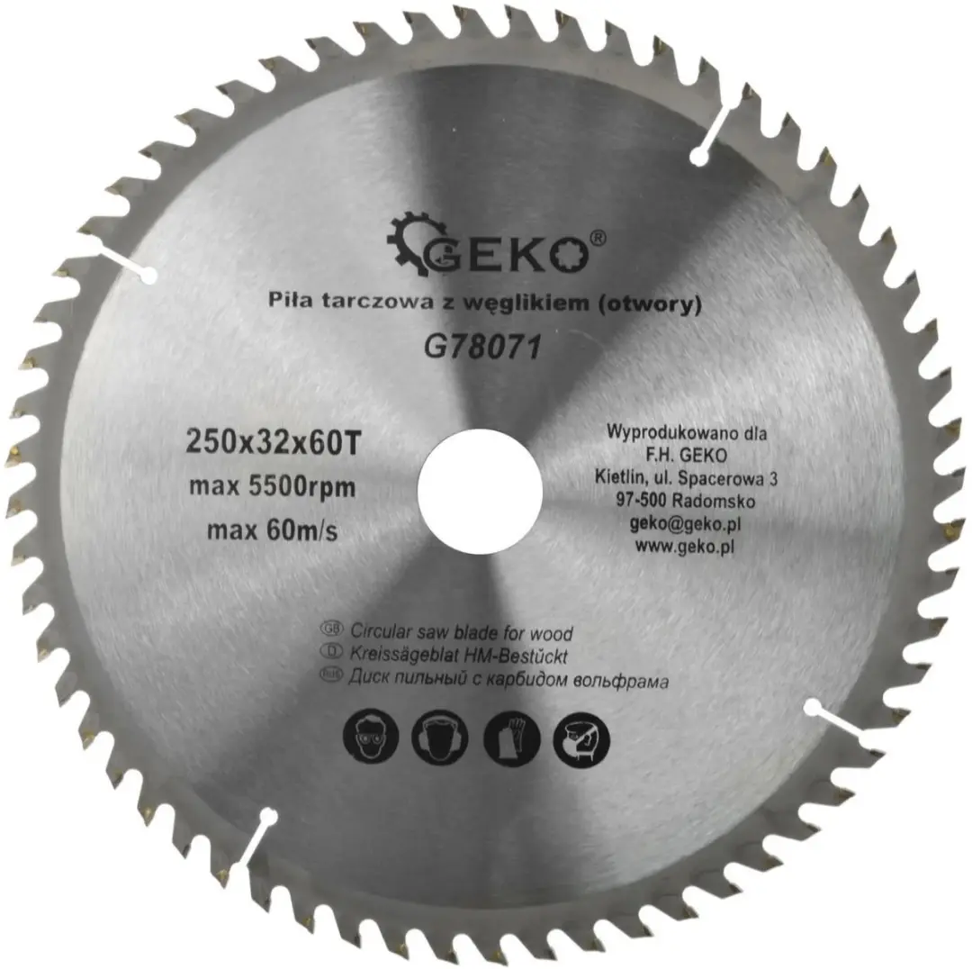 GEKO Cirkelzaagblad G78071