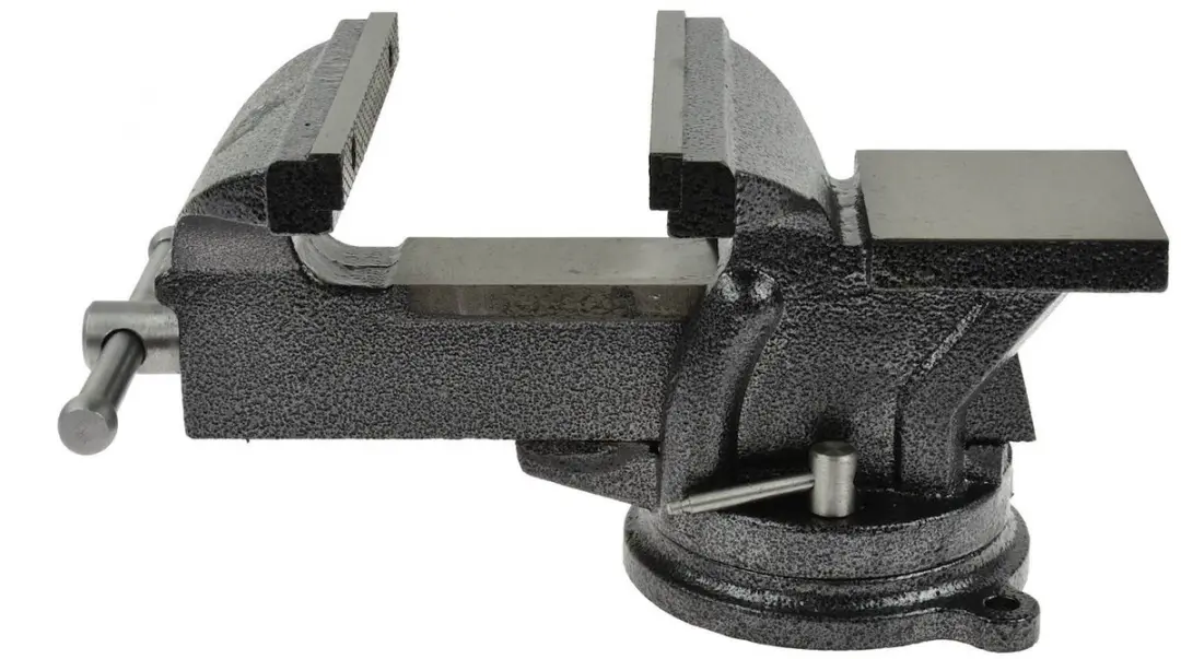 GEKO Bankschroef 360° Draaibaar - 150mm - Gietijzer - afbeelding 6 van 6
