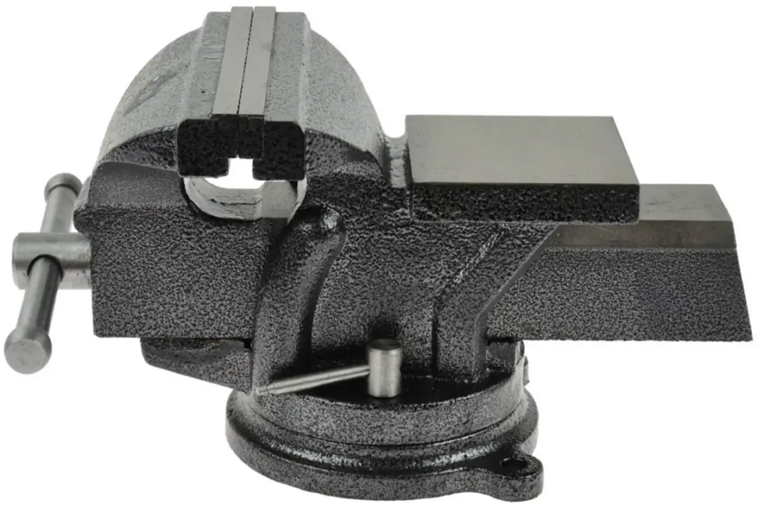 GEKO Bankschroef 360° Draaibaar - 150mm - Gietijzer - afbeelding 2 van 6