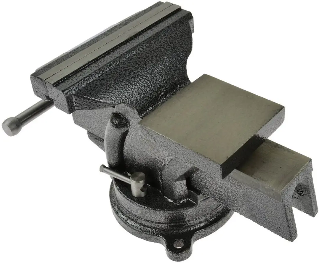GEKO Bankschroef 360° Draaibaar - 150mm - Gietijzer - afbeelding 4 van 6