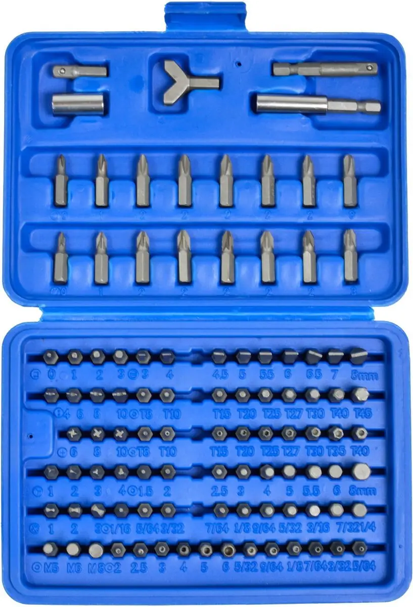 GEKO Schroevendraaier Bitset G30060 - 100-delig - afbeelding 2 van 6
