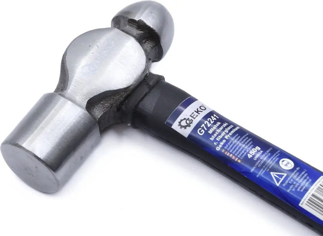 GEKO Ball Pein Hamer 450g - Glasvezel Steel - afbeelding 5 van 6